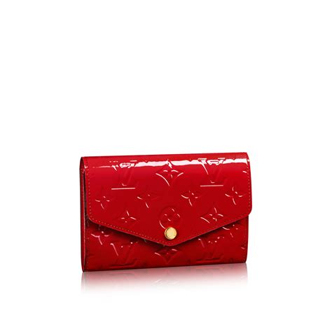 louis vuitton red wallet women's|louis vuitton bifold wallet.